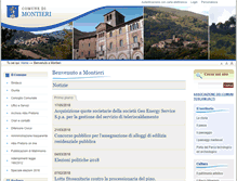 Tablet Screenshot of comune.montieri.gr.it